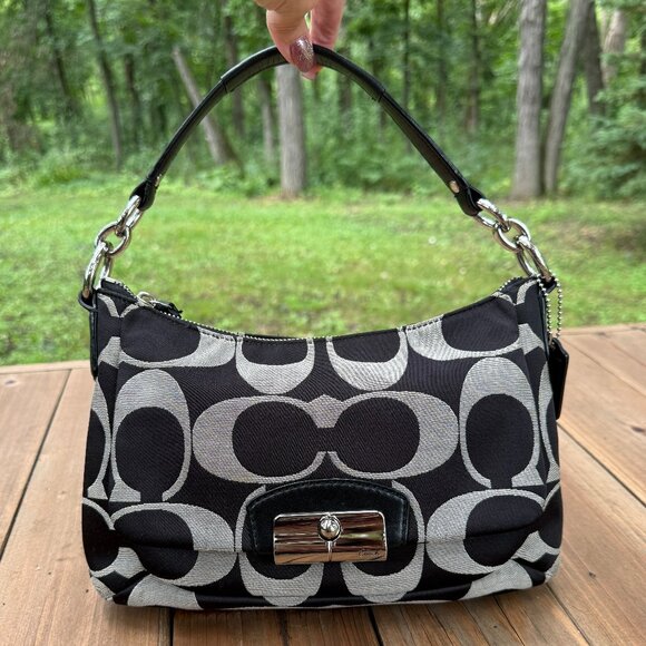 Coach Kristin Signature East West Monogram Bag - Picture 1 of 10